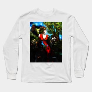 Red Forest FIGURE ADDITION PRINT. Long Sleeve T-Shirt